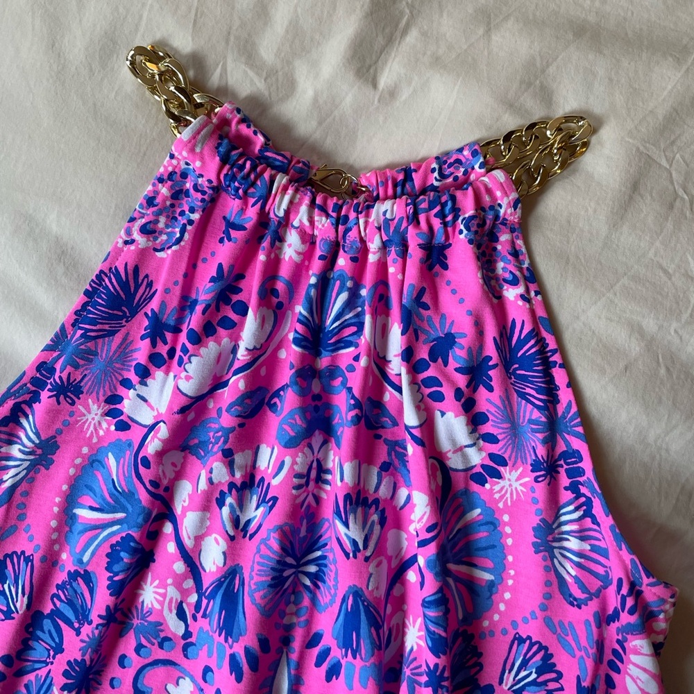NWOT Lilly Pulitzer Bowen Halter, XXS in Turtle Tide - Picture 6 of 6